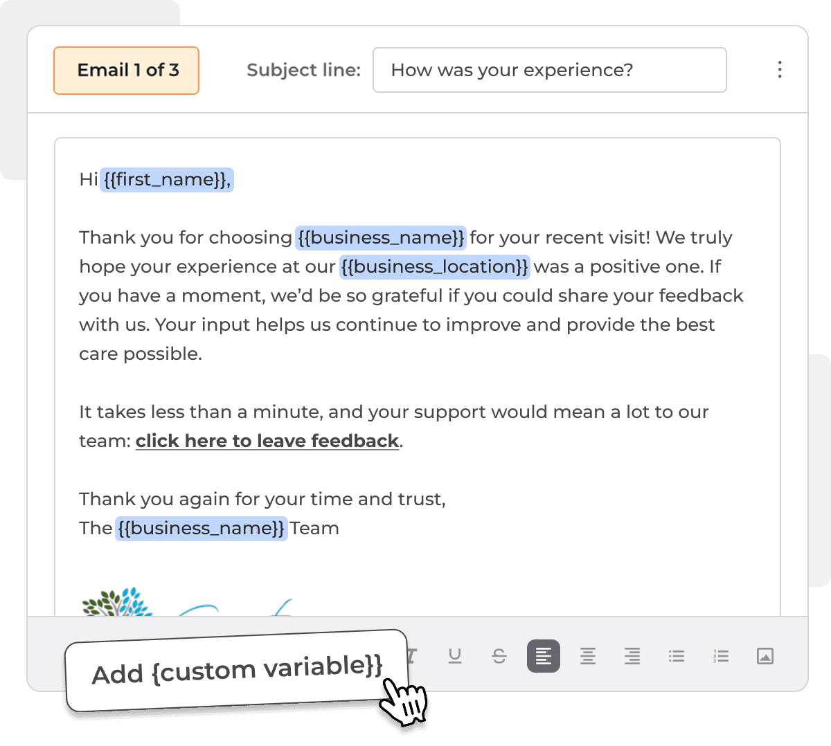 Automated email outreach illustration